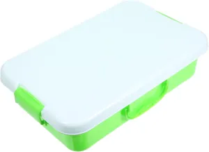 Fun Versatile Storage for Sand Portable Sandbox Storage Box for lightning elementary tessellation deciduous gravel interstitial Boys and Girls Handheld Sand Tray with Lid Lightweight Toy Container for Outdoor 