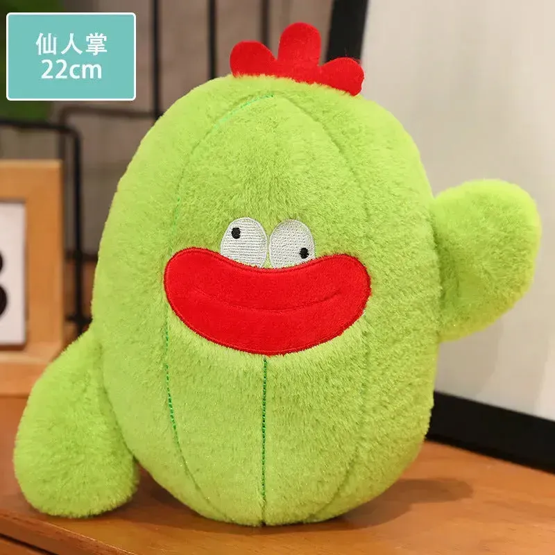 Funny Face Cucumber Plush (22 cm)