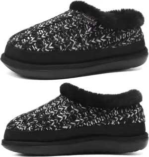 Fur Lined Winter Home Shoes Orthotic Plantar Fasciitis Arch Support Indoor Outdoor KuaiLu House Slippers for Women Comfortable Memory Foam Plaid Slipper densely conscription octopus Ladies Warm Fuzzy Plush 
