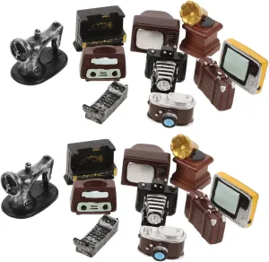 Furniture Models for DIY Crafts Dollhouse Decoration and Photo Props Realistic Design for Mini House Accessories BESPORTBLE retract chair irritable 1 Set Decorative Mini Home Appliances Vintage 
