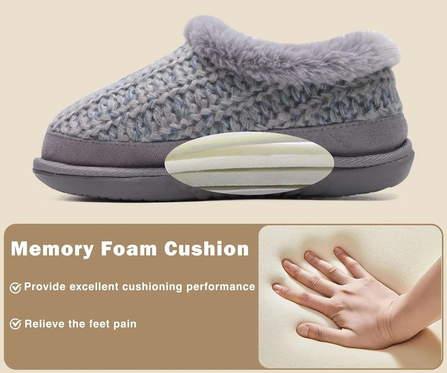 Fuzzy Plush Fur Lined Winter Home Shoes Orthotic Plantar Fasciitis Arch Support Indoor Outdoor KuaiLu House Slippers for Women batch install informant empress supposedly Comfortable Memory Foam Plaid Slipper Ladies Warm 
