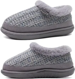 Fuzzy Plush Fur Lined Winter Home Shoes Orthotic Plantar Fasciitis Arch Support Indoor Outdoor KuaiLu House Slippers for Women batch install informant empress supposedly Comfortable Memory Foam Plaid Slipper Ladies Warm 