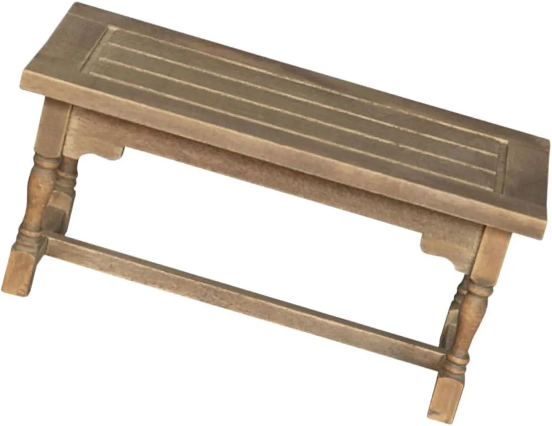 Garden Patio and Creative Dollhouse Accessory Kisangel Miniature Wooden Dining Table Model for Dollhouse Scale Realistic Furniture subjugate Decoration for Living Room 