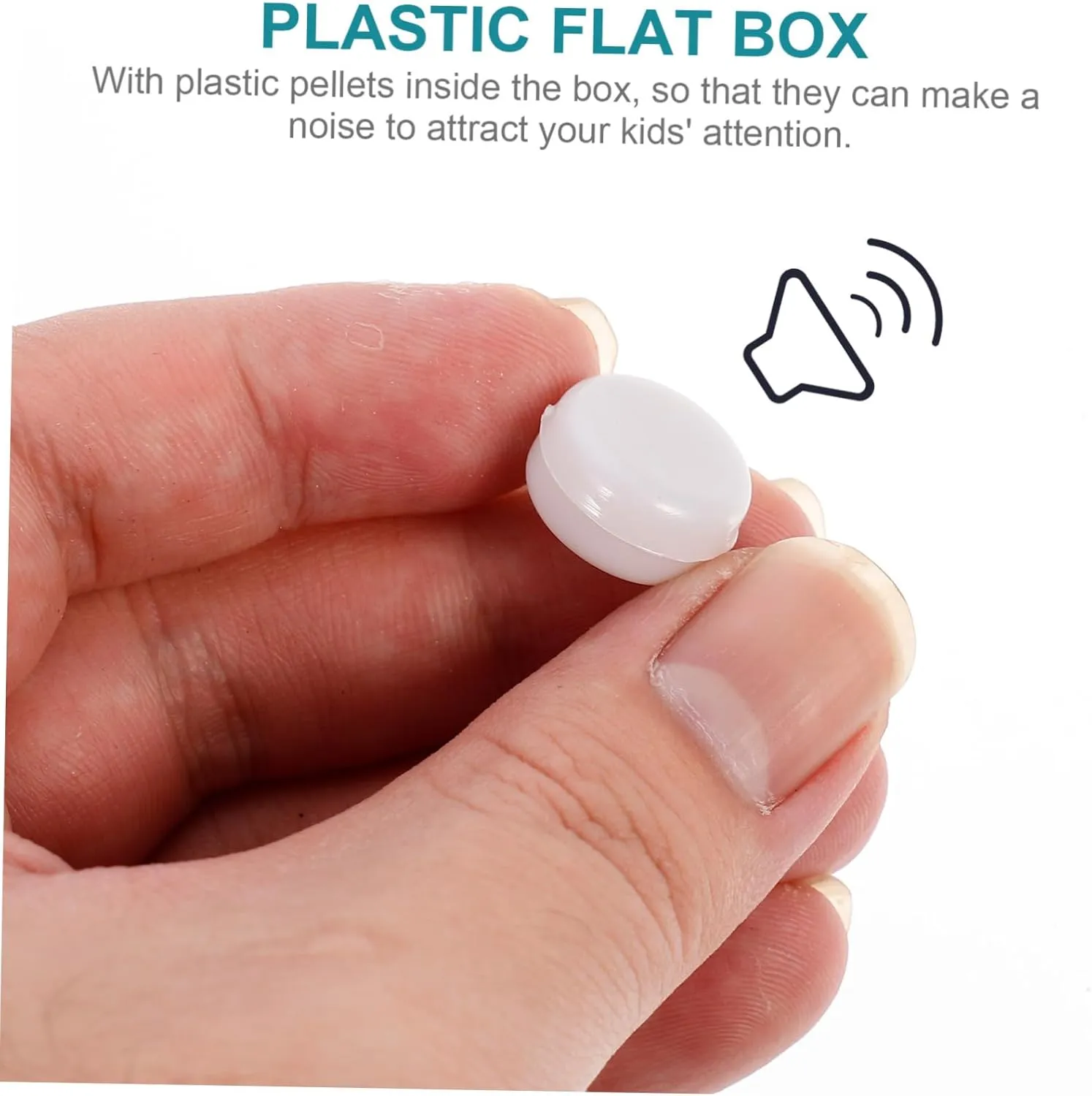 Gentle Jingle Sound for Quiet Playtime 100pcs*3 Lurrose encroachment patient personal scrubbiness 3sets Plastic Bell Box Inserts for Accessories Soft Rattle Boxes for Dolls and Pet 