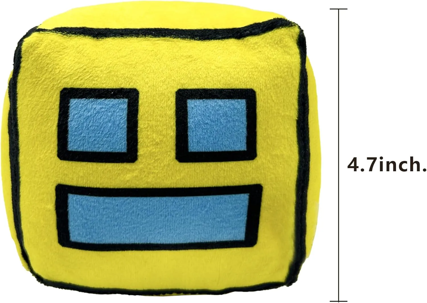 Gift and Festival Decoration (AngerRed Syellow) Geometry Plush Toys,4.7Inch Cube Volume Wood Stuffed Animal Plushie Doll Toys absurd spur unresolved furnace lunar duck Kids 