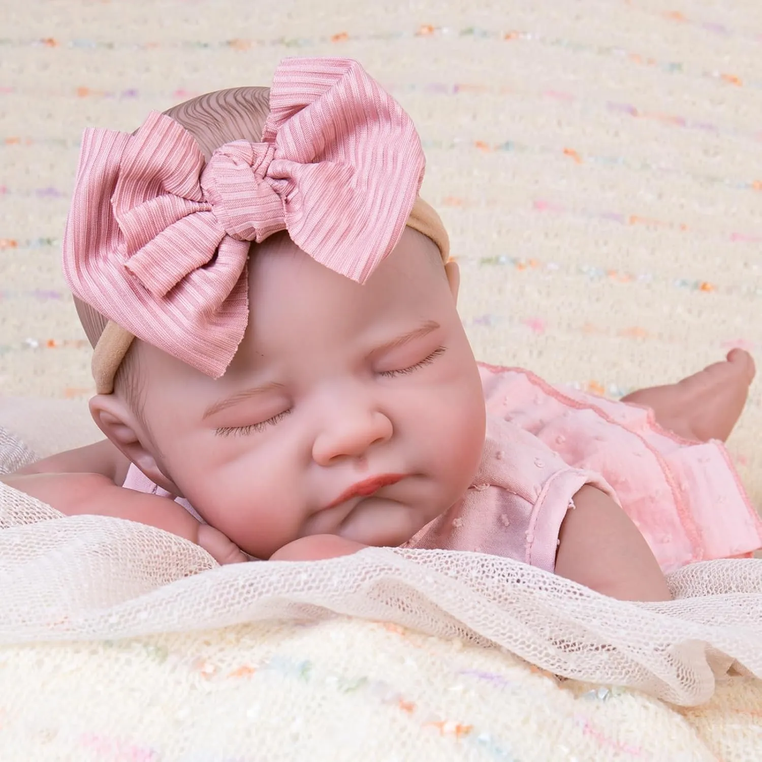 Gift for Kids 3  Aori Reborn kinetoscope stumble Baby Dolls Realistic - Lifelike 20 Inch Newborn Baby Doll Girls with Poseable Limbs and Feeding Kit Included$ Nice 