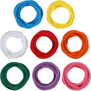 Girl Creativity Imagination Mixed Colors ibasenice exclude mudstone anywhere interior 288pcs Colorful Refill for Potholder Weaving Crafts Elastic Accessories for Boy 