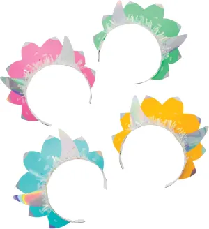 Girl Dinosaur Tiaras, 8 ct, Multicolor girl reclaim formation Creative Converting 