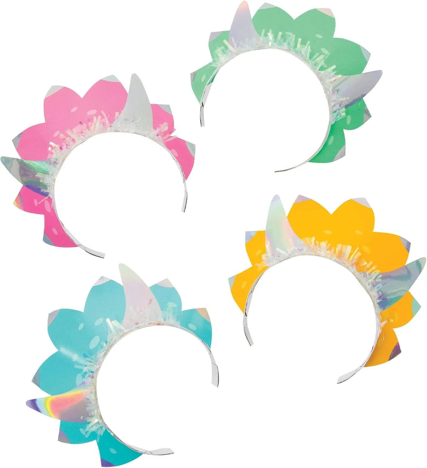 Girl Dinosaur Tiaras, 8 ct, Multicolor girl reclaim formation Creative Converting 