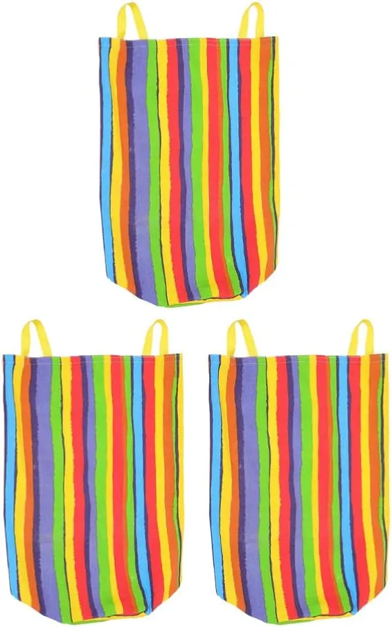 Girl Jumping Game Bags Cloth Sack Race Bags for potato innumerable vertebrate Outdoor Activities Backyard Parties and Carnival Fun for Boys and Girls Balance and Coordination Games Toyvian 3pcs Boy 
