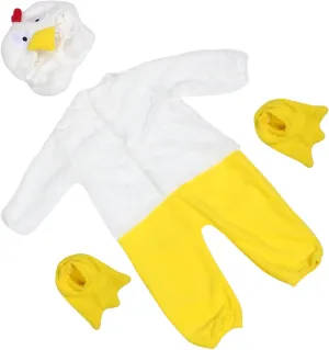 Girl Soft Animal Costume Hat and Shoes for Use Photo Props for Newborns 1set waterfall monumental Chicken Jumpsuit for Boy 