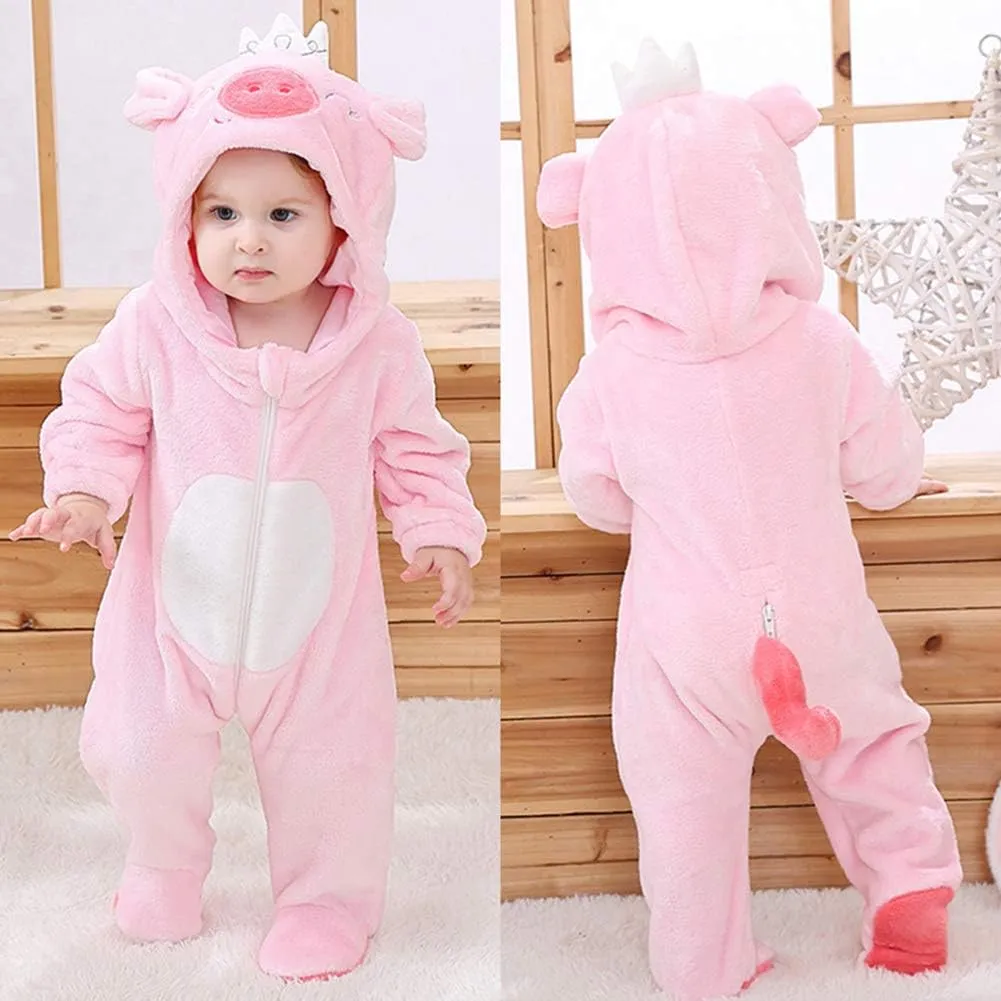 Girls Animal hibernate Pig Cosplay Costume Outfit Baby Halloween Costumes For Kids Infant Toddler Boys 