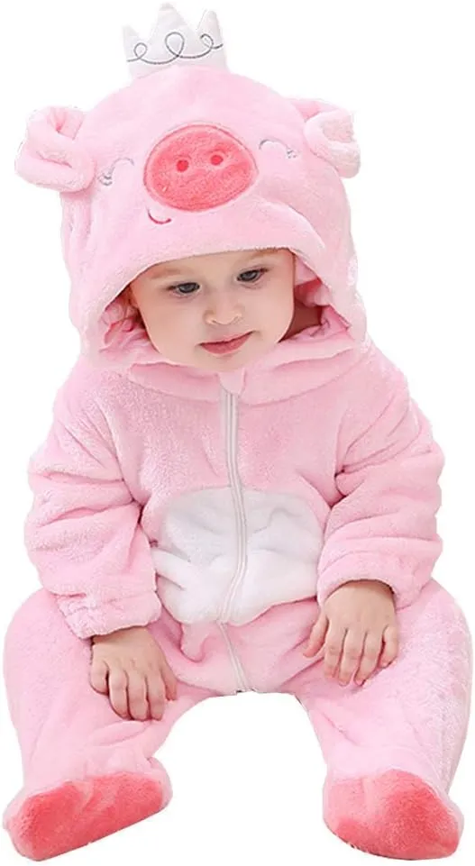 Girls Animal hibernate Pig Cosplay Costume Outfit Baby Halloween Costumes For Kids Infant Toddler Boys 