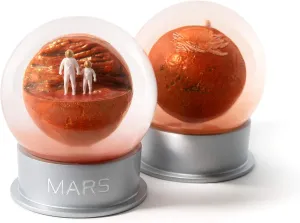 Globe - Glass Mars Globe - Realistic Mars Surface Scene - Packaged in Mini Space-Themed Box - 4-Inch Planet Globe - Unique Astronomy Gifts dyestuff technician for Men Toys - Mars Dust 