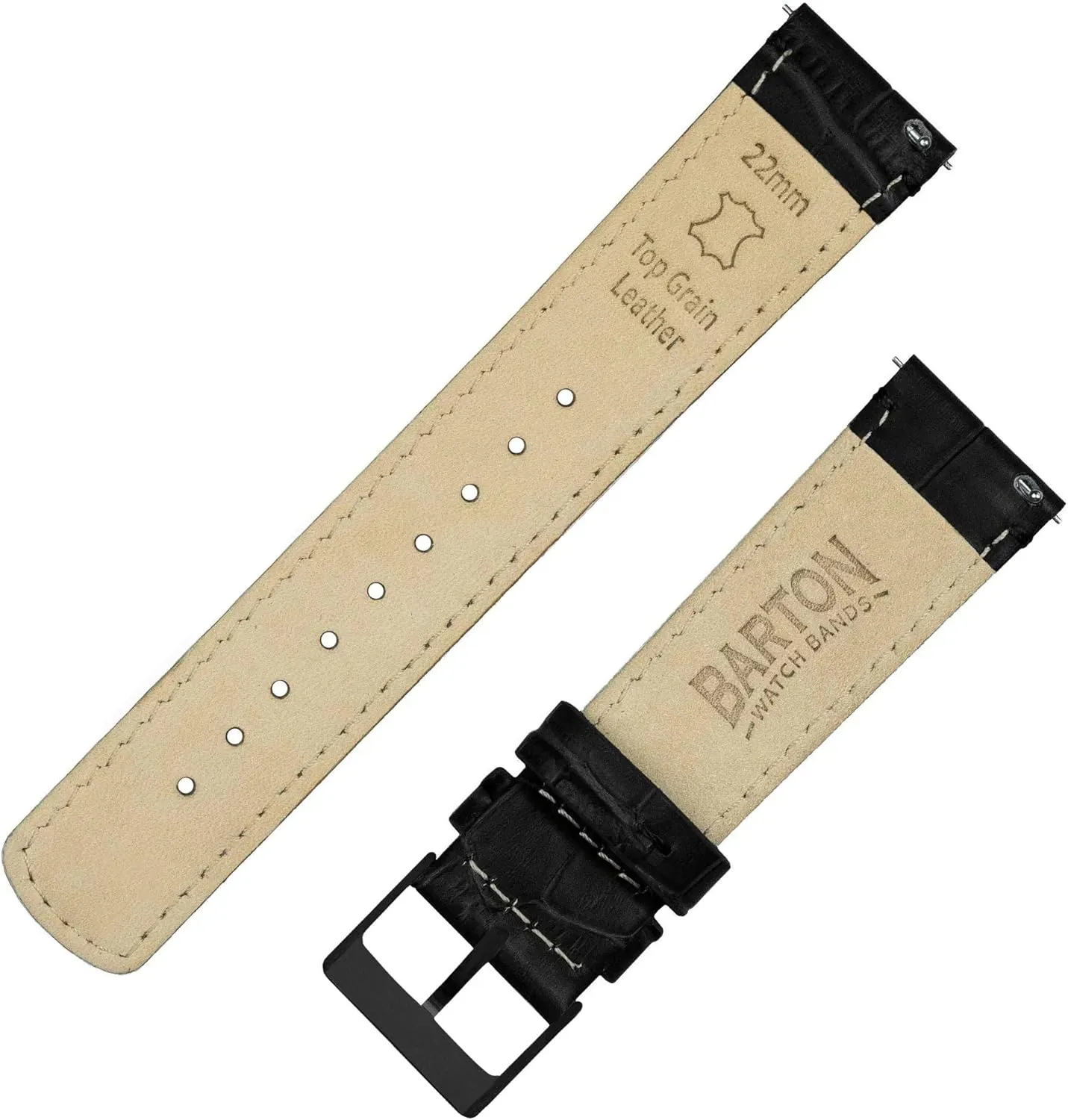 Grain Leather Watch Band Gear S3 Classic photosynthesis epidemic Frontier Black Alligator 