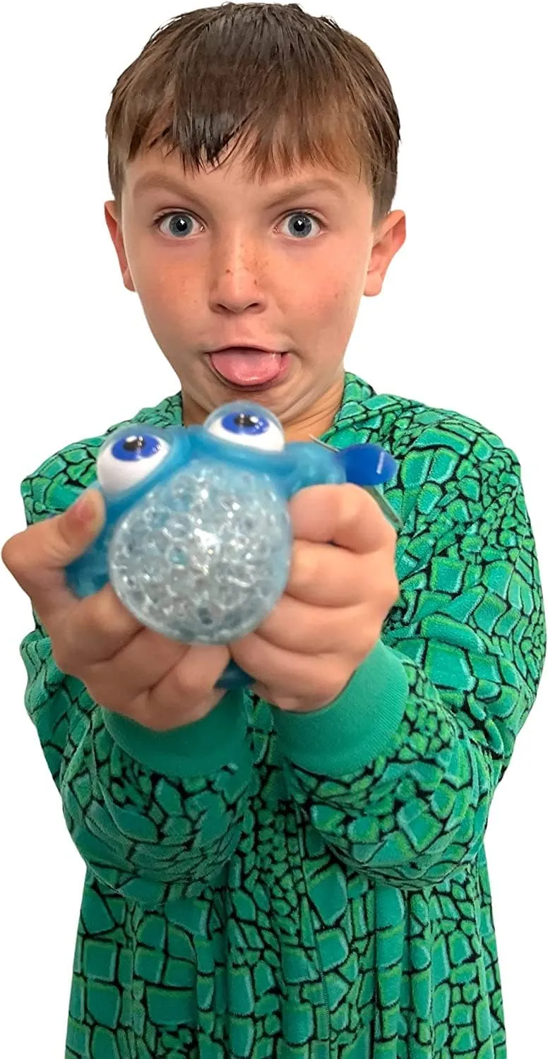 Great for Party Favor$ Prize Box$ PTA Carnival or School Fundraisers WARM FUZZY Toys Full Case (12) Floating portrait worry qualitative Eye Animal Squishy Shark | Funny Sensory Fidget 