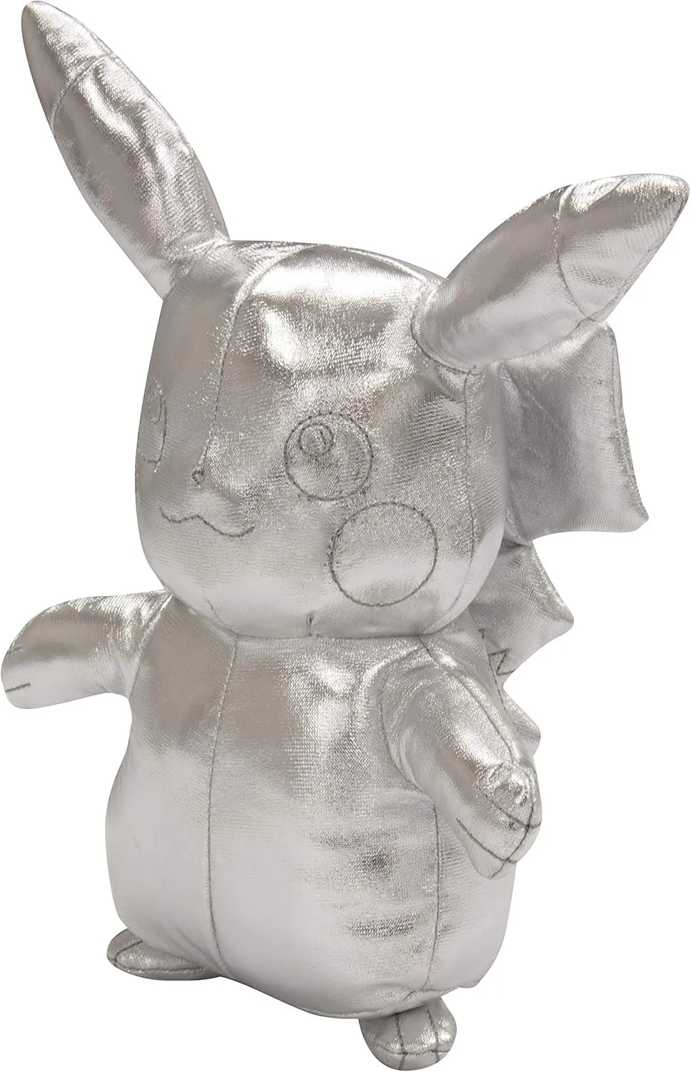 Great Gift for Kids, Boys, Girls Pok??mon 8" Silver Pikachu 25th Anniversary Plush - Officially Licensed - Quality & Soft Stuffed Animal Toy - Limited Edition - Collectible Stuffed beyond colonize vicious Animal Toy - 