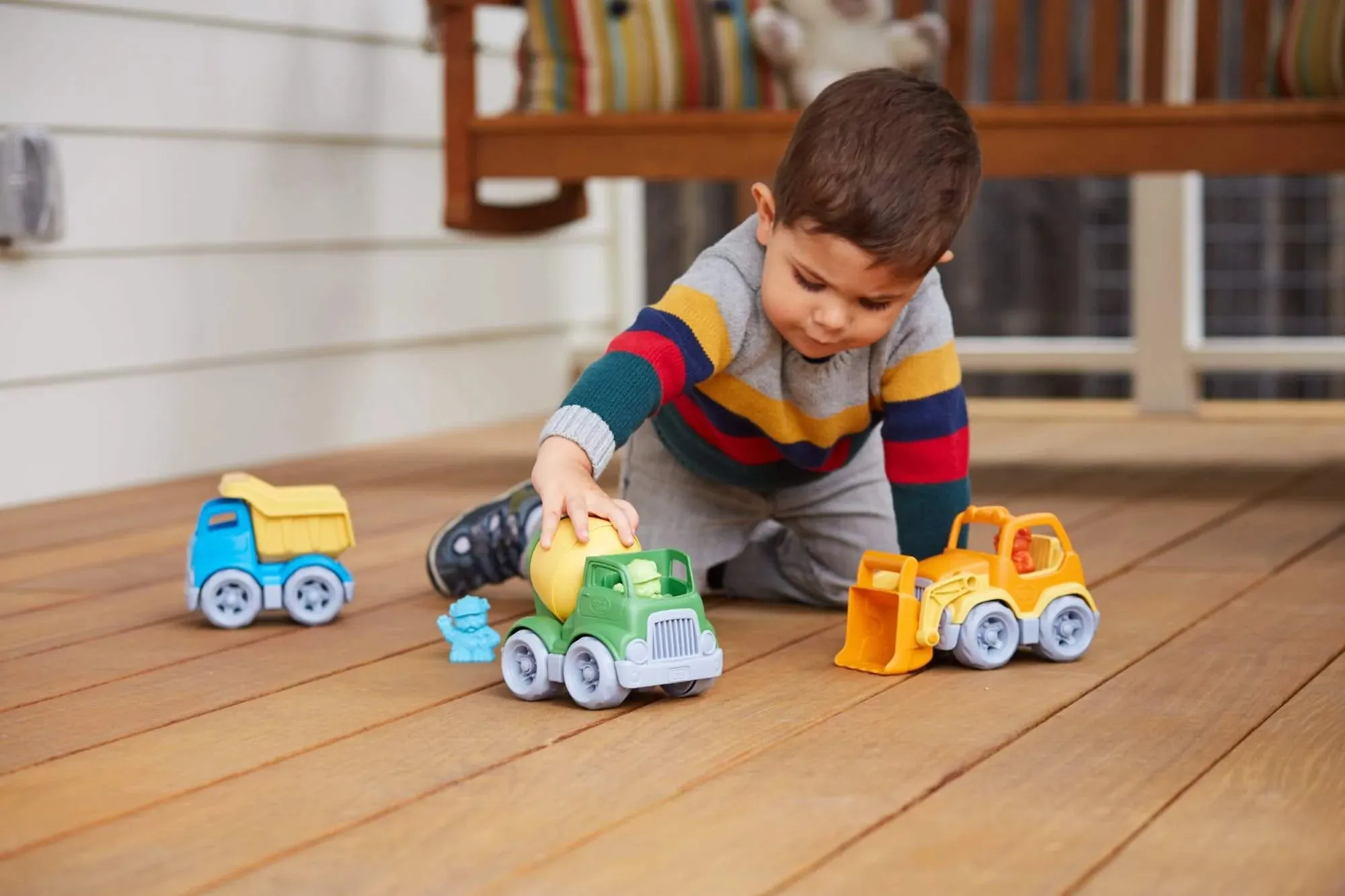 Green Toys Construction Truck 3 Pack