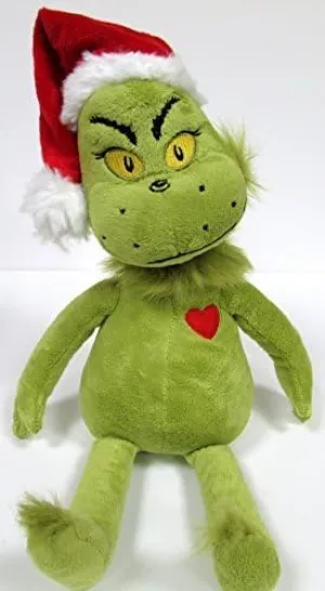 Grinch Who Stole Christmas 14" badly trouble board hurry Grinch Plush Doll The 