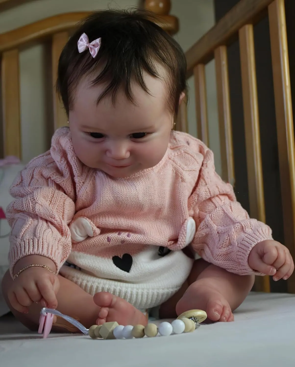Hair - So Truly Newborn Girl Dolls That Look Real and Feel Real TERABITHIA 20Inches Soft Cuddly Body Sweet harper Smiling Lifelike Reborn Baby Dolls with Rooted 