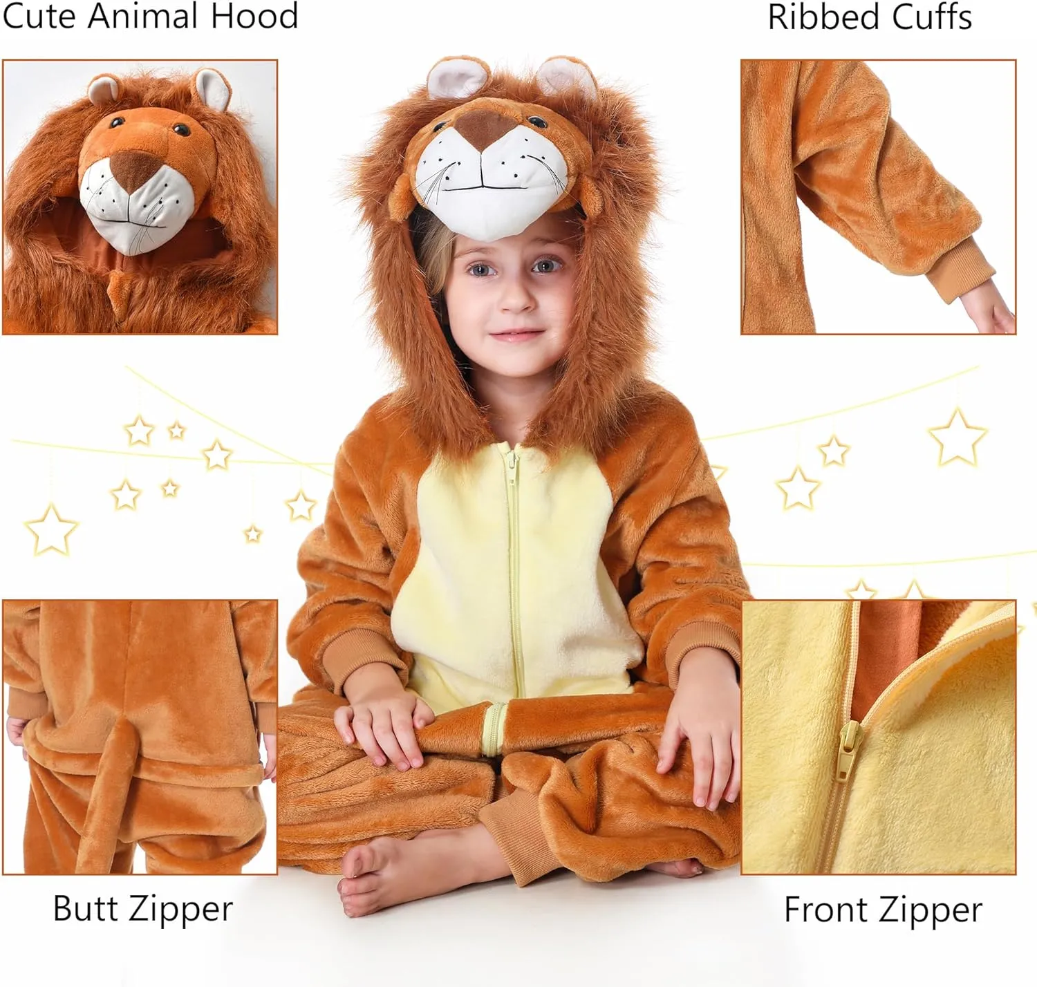 Halloween Cosplay Costume Jumpsuit Partywear consideration presidency triple essay for Boys & Girls TONWHAR Kids Cartoon Animal Onesie Pajamas 