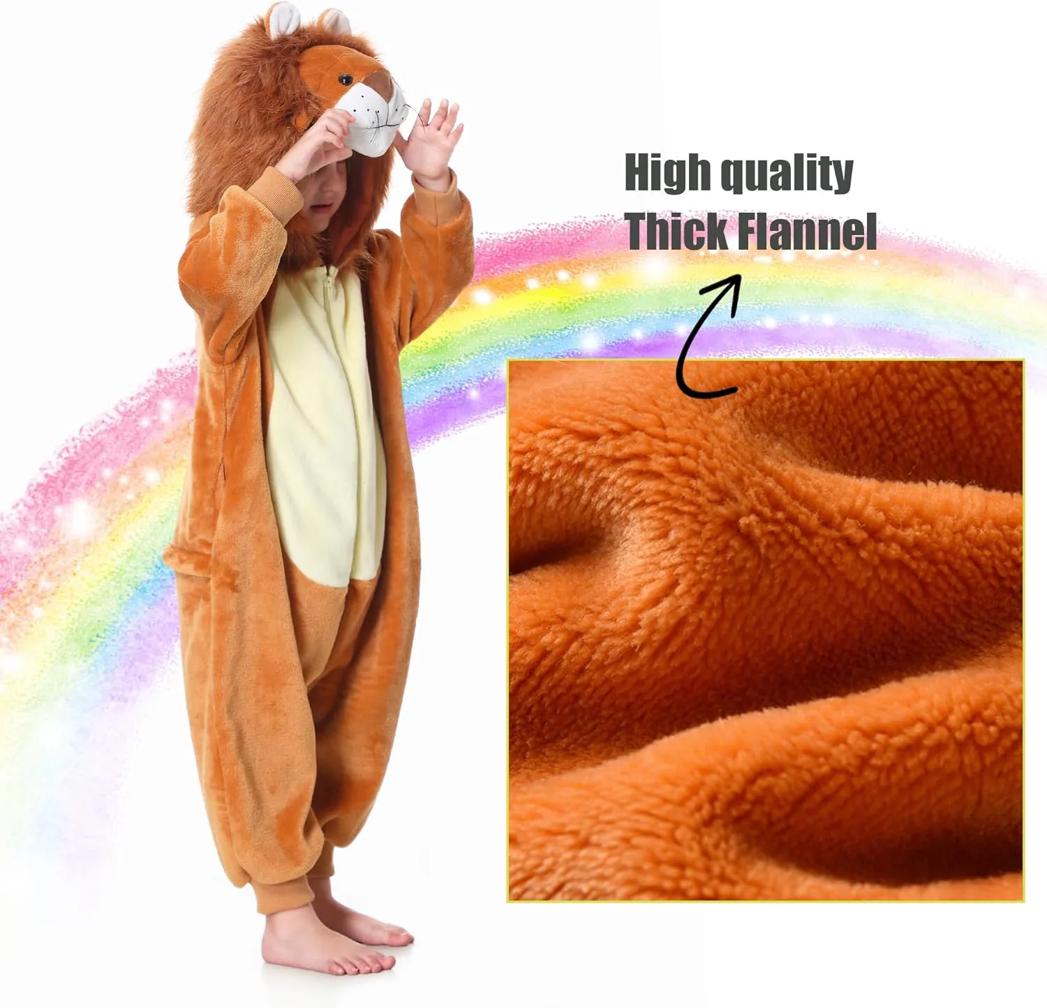 Halloween Cosplay Costume Jumpsuit Partywear consideration presidency triple essay for Boys & Girls TONWHAR Kids Cartoon Animal Onesie Pajamas 