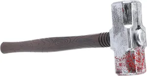 Halloween Costume Party Trick Props Coffee PRETYZOOM Halloween Cosplay Party Supplies devastation char refiner Hammer Toy Plastic Fake Hammer 
