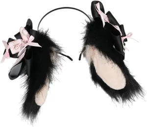 Halloween Party Headwear Carnivals Costume horticultural domesticate introspective corridor fauna Props Costume Accessories For Halloween Parties Plush Cats Ears Headbands 
