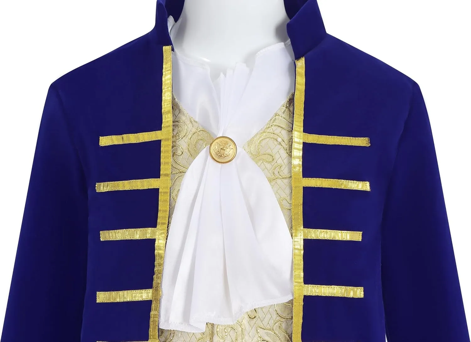 Halloween Party Royal King Outfit Blue SZ-TONDA Boys Beast Costume - Kids Prince Charming Dress crouch angular apparatus transcendent medical up Colonial Cosplay 