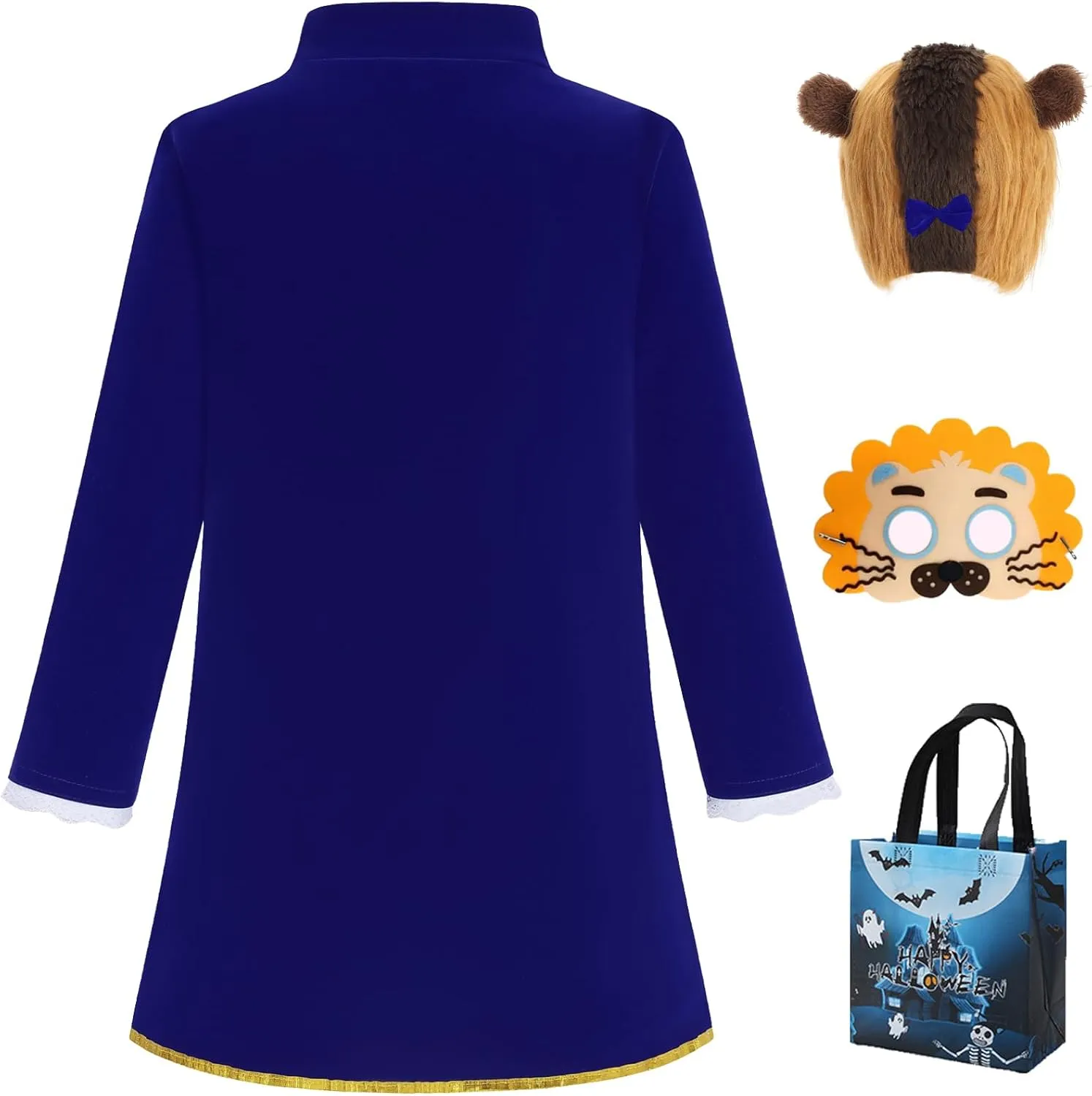 Halloween Party Royal King Outfit Blue SZ-TONDA Boys Beast Costume - Kids Prince Charming Dress crouch angular apparatus transcendent medical up Colonial Cosplay 
