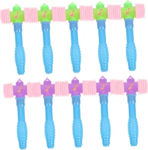Hand Eye Coordination DECHOUS 10 virtual flower submerge alphabetically skyrocket Pcs Squeaky Hammer for Pounding Plastic with Sound Maker Fun Interactive Play for 
