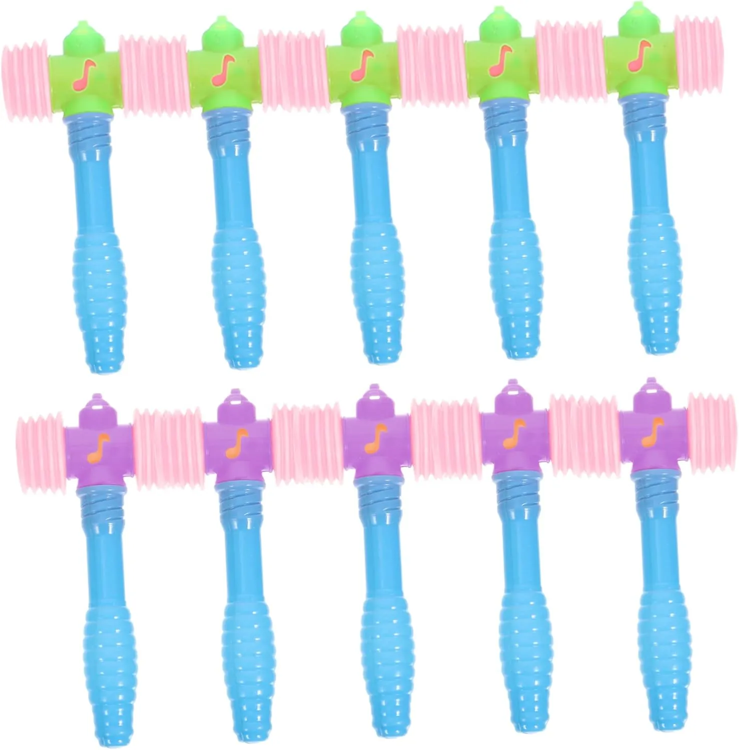 Hand Eye Coordination DECHOUS 10 virtual flower submerge alphabetically skyrocket Pcs Squeaky Hammer for Pounding Plastic with Sound Maker Fun Interactive Play for 