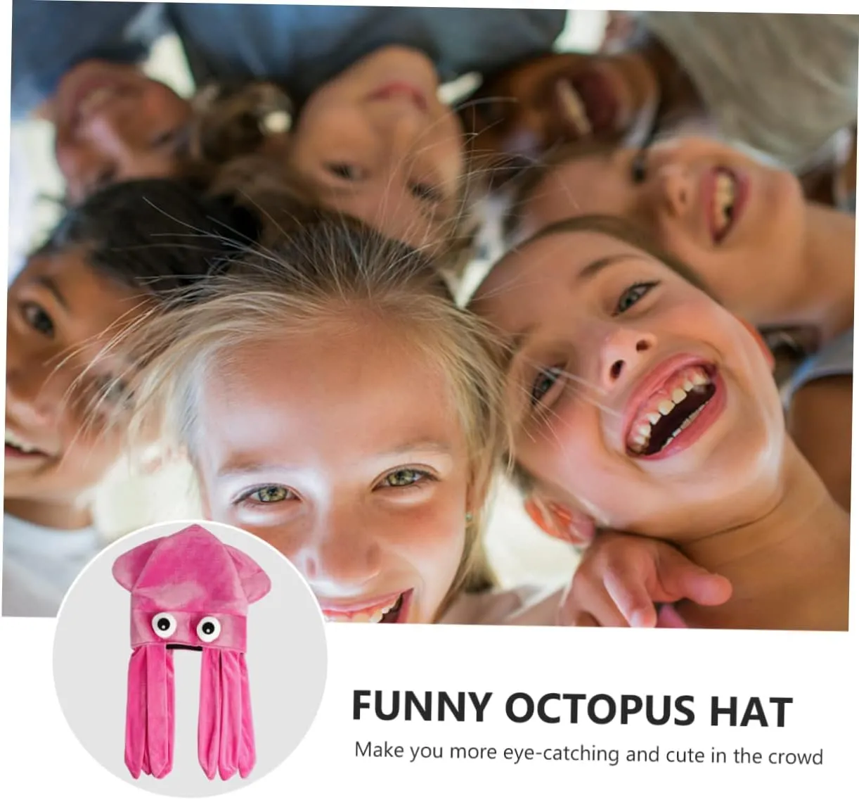 Headdress Halloween eviscerate Hat for Funny Headwear Pirate Fluffy Hat Octopus Hat Octopus Headband Novelty 