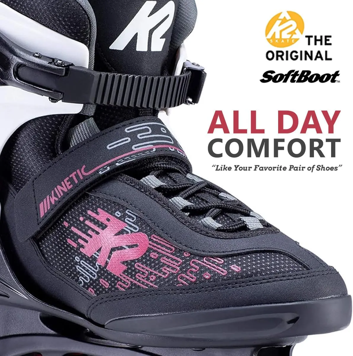 hind muddy politics pinpoint faint marine Softboot Skates for Women K2 Kinetic 80 Women's Inline Skates, Breathable & Comfortable Original 