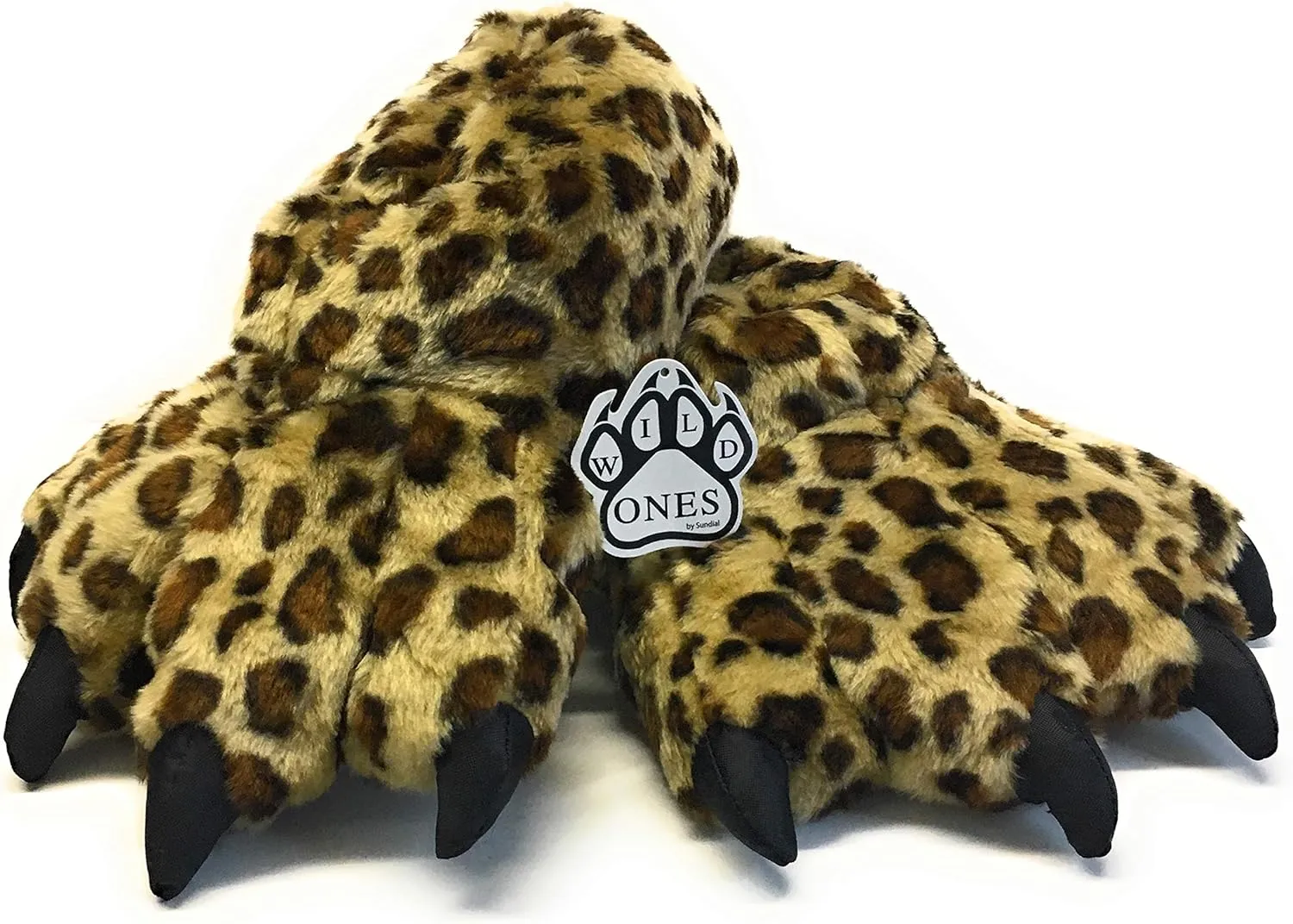 homespun Toddlers, Kids and Adults Wild Ones Furry Animal Claw Slippers for 