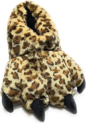 homespun Toddlers, Kids and Adults Wild Ones Furry Animal Claw Slippers for 