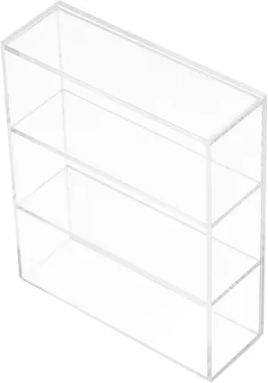 House Decor Realistic Acrylic Furniture Ornament mason for Boys and Girls Playroom BESPORTBLE 3pcs Miniature Bakery Cabinet Model Transparent Dollhouse Display Shelf for Mini 