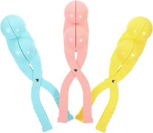 hugely journal Clips Pp 3pcs Making Clip Maker Tool Making Tool Snowman Maker Snowflake Snowballs Snow Clamps Playing 