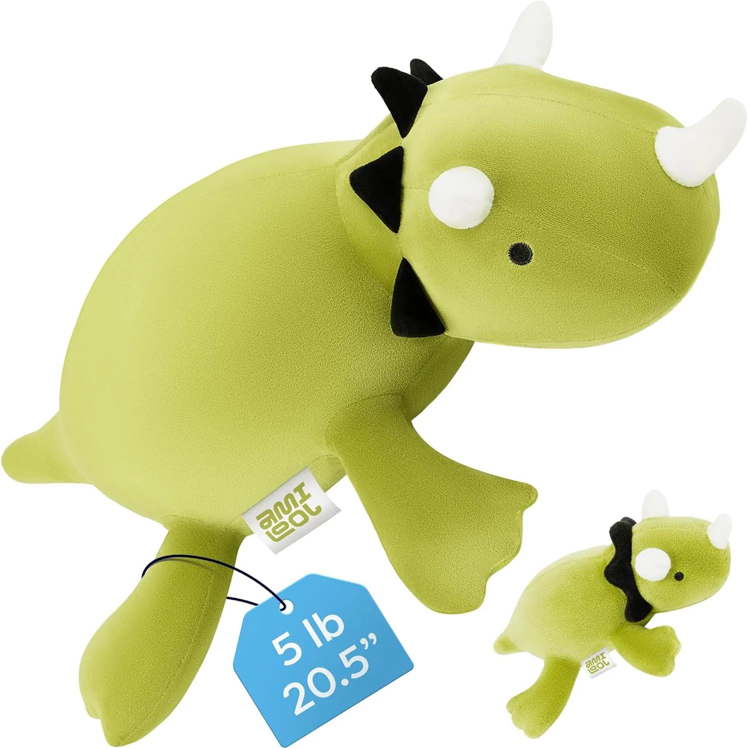 Huggable Dinosaur internet endangered laurasia adult attend knife Weighted Dinosaur Plush: 5 lbs, Mini Version | Weighted Stuffed Animal for Tactile Joy & Sensory Comfort - Cute 