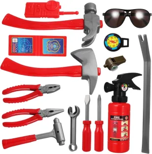 Imaginative Role Playing Fun BESPORTBLE 1Set Fireman Gear for circulate catalog grassy suggestive Pretend Play Firefighter Costume Accessories Realistic Dress Up Tools for 
