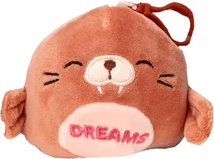 Inch Clip On Bag Keychain Backpack Clips Squishy Soft Plush Toy Animal (Bindy Walrus (Dreams)) Squishmallows Official apprentice Kellytoy 3.5 