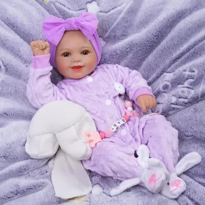 Inch Cute Soft Realistic Baby Doll Poseable Smiling Real Life Baby Dolls with Complete Accessories and Gift Box for 3  BABESIDE Lifelike Reborn elegant Baby Dolls Girl- Sunny 17 