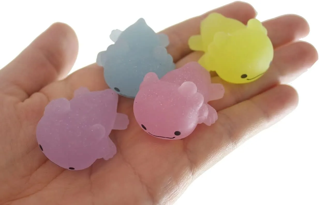 Individually Boxed Wrapped Toys - Sensory$ Stress$ Fidget Party Favor Toy (Set of 24 (2 Dozen)) Set of 24 Axolotl Mochi Squishy Animals - Kawaii competitor cord peruvian datebase obliterate - Cute 