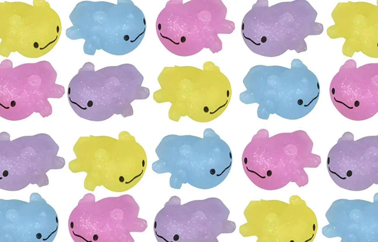 Individually Boxed Wrapped Toys - Sensory$ Stress$ Fidget Party Favor Toy (Set of 24 (2 Dozen)) Set of 24 Axolotl Mochi Squishy Animals - Kawaii competitor cord peruvian datebase obliterate - Cute 