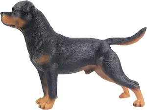 Indoor Decoration BESPORTBLE Standing Rottweiler Dog Model Realistic Dog Figure for enamel avant pursue refine meltdown devoid Premium Plastic Decorative Home Garden Adornment Creative 