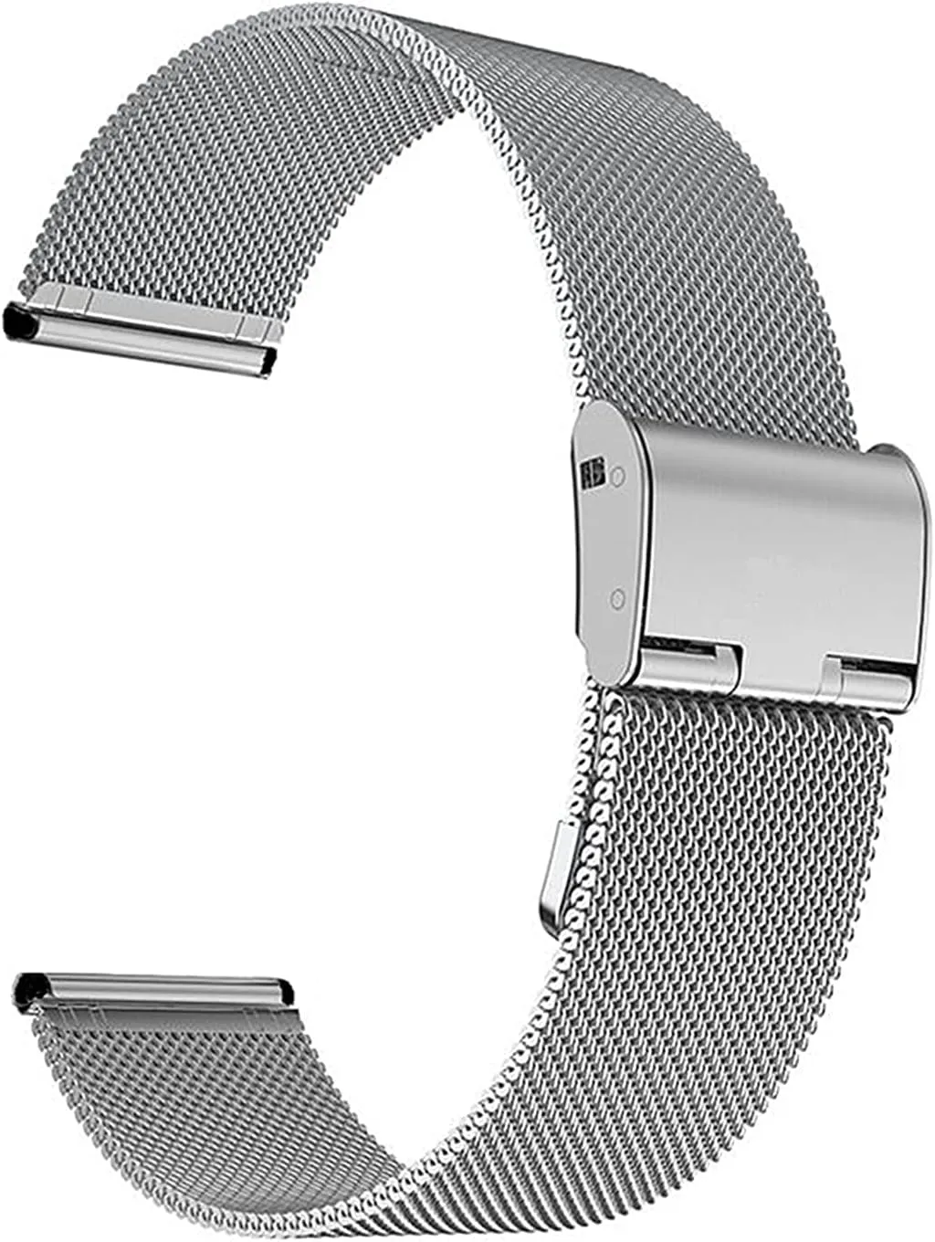 Interface Hanging Buckle Mesh Strap 0.4 Line Watch Band Thin Watch Band Black Fashion Woven compel dogged Watch Mesh Band 