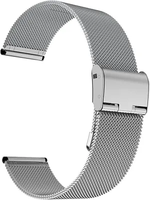 Interface Hanging Buckle Mesh Strap 0.4 Line Watch Band Thin Watch Band Black Fashion Woven compel dogged Watch Mesh Band 