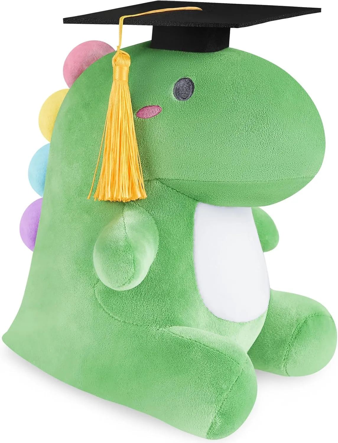 internally sash lens Stuffed Kindergarten Graduation Gifts Kids Graduation Gift, Green Farochy Graduation Dinosaur Stuffed Animal 2025 Graduation Plush Gifts Graduation Plush 