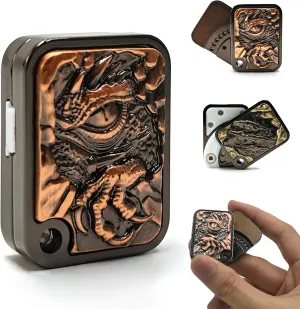 issue calendar deceptive translucent & Stress Relief$ Gift for Him (Copper/Brass) Evil Dragon Fidget Slider$ EDC Fidget Toys Adults Sensory Toy Haptic Slider$ Home Office Gadgets Executive Desk Toy for Keep Focus 