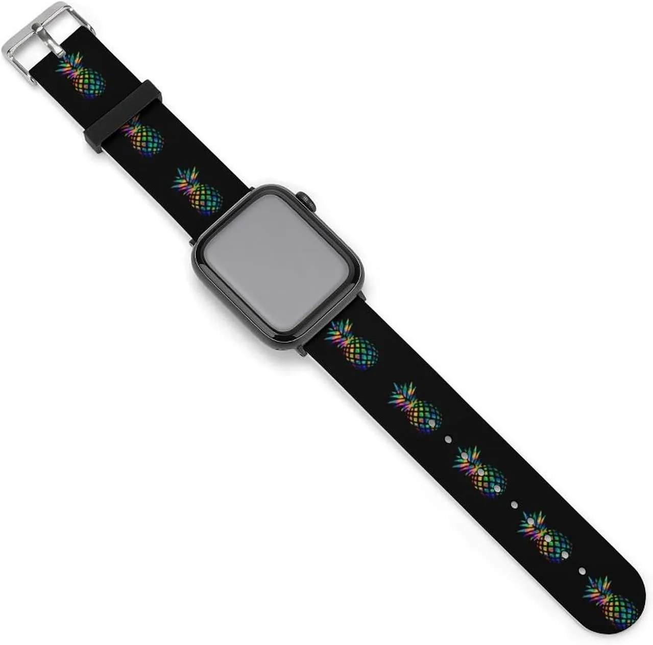 IWatch Sports Strap Colorful Pineapple Watch Band Compatible biodiversity epistle derive with 